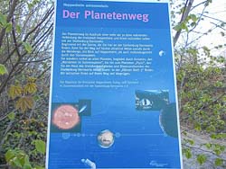 Planetenweg in Heppenheim