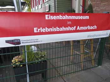 Erlebnisbahnhof in Amorbach