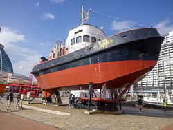 Museumschiffe im Alten Hafen von Bremerhaven