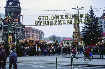Striezelmarkt in Dresden Sachsen