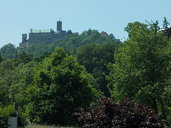 Eselsritt zur Wartburg in Eisenach Thüringen