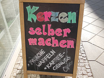 Kerzencafé in Erfurt